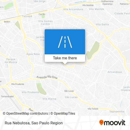 Rua Nebulosa map