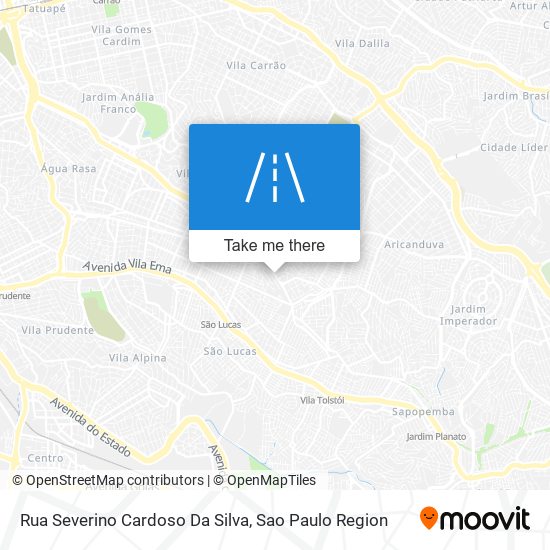 Mapa Rua Severino Cardoso Da Silva