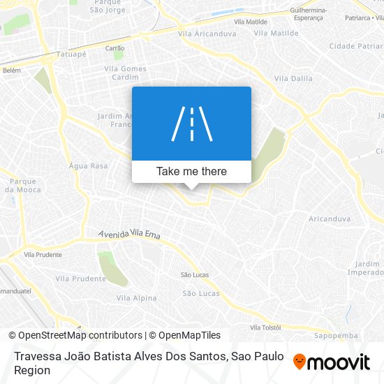 Mapa Travessa João Batista Alves Dos Santos