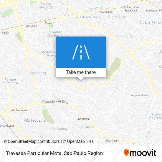 Travessa Particular Mota map