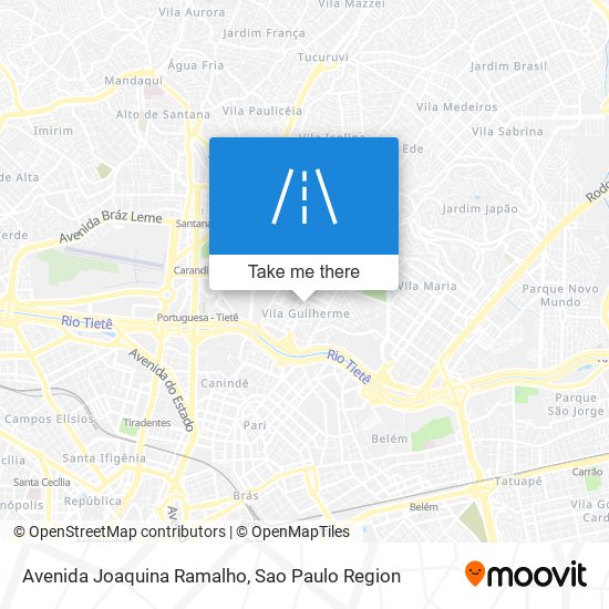 Mapa Avenida Joaquina Ramalho