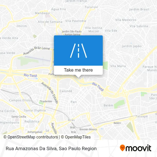 Rua Amazonas Da Silva map