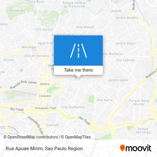Rua Apuae Mirim map