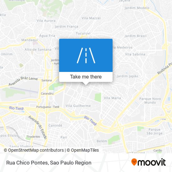 Mapa Rua Chico Pontes