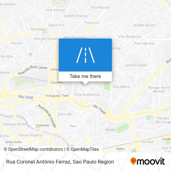 Rua Coronel Antônio Ferraz map