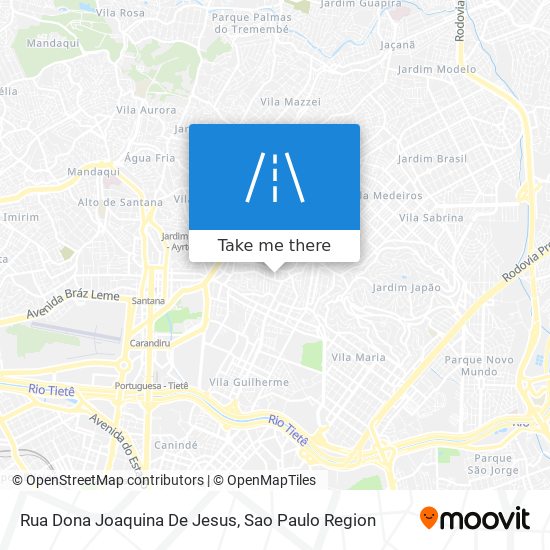Rua Dona Joaquina De Jesus map