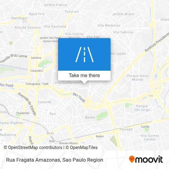 Rua Fragata Amazonas map