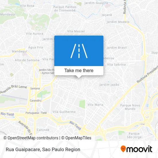 Rua Guaipacare map