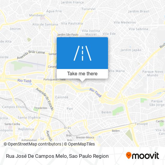 Rua José De Campos Melo map