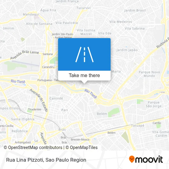 Rua Lina Pizzoti map