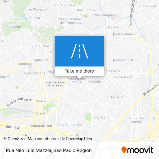 Rua Nilo Luís Mazzei map