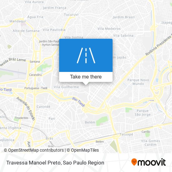 Mapa Travessa Manoel Preto