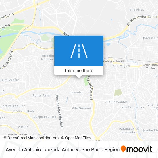 Avenida Antônio Louzada Antunes map