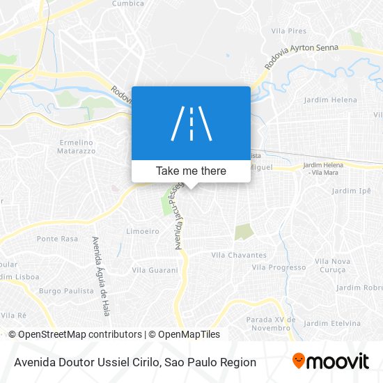 Avenida Doutor Ussiel Cirilo map