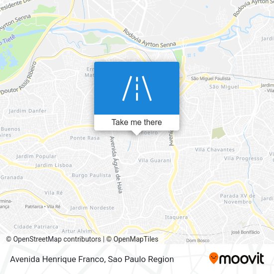 Avenida Henrique Franco map