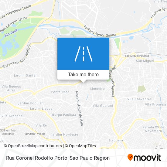 Rua Coronel Rodolfo Porto map