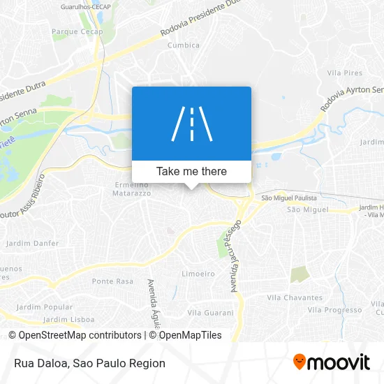 Rua Daloa map