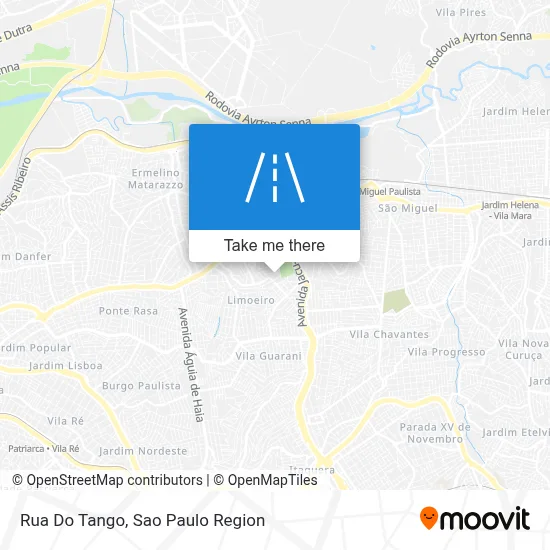 Rua Do Tango map