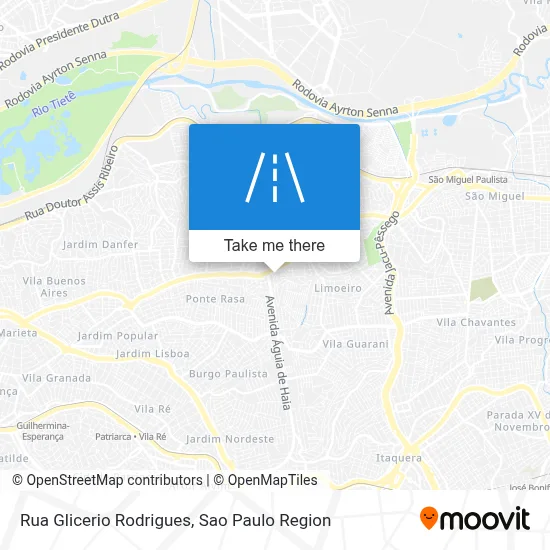 Rua Glicerio Rodrigues map
