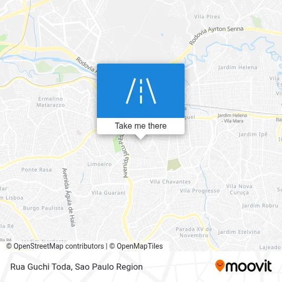 Rua Guchi Toda map