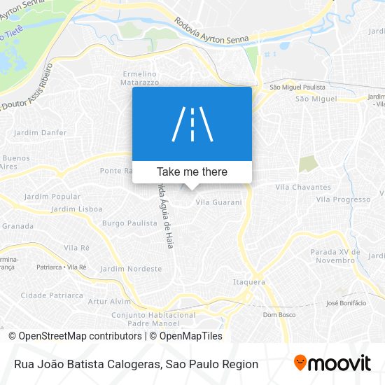 Rua João Batista Calogeras map