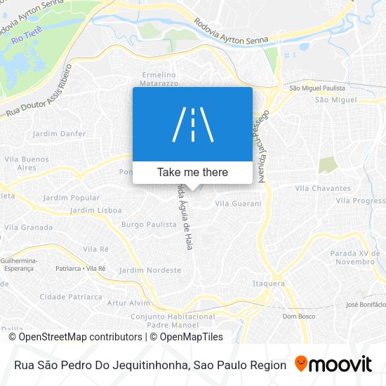 Rua São Pedro Do Jequitinhonha map