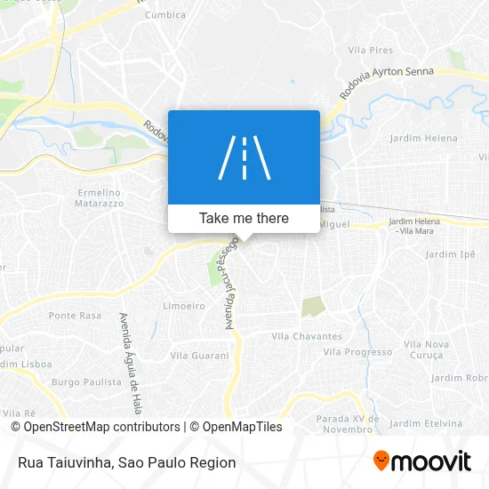 Rua Taiuvinha map