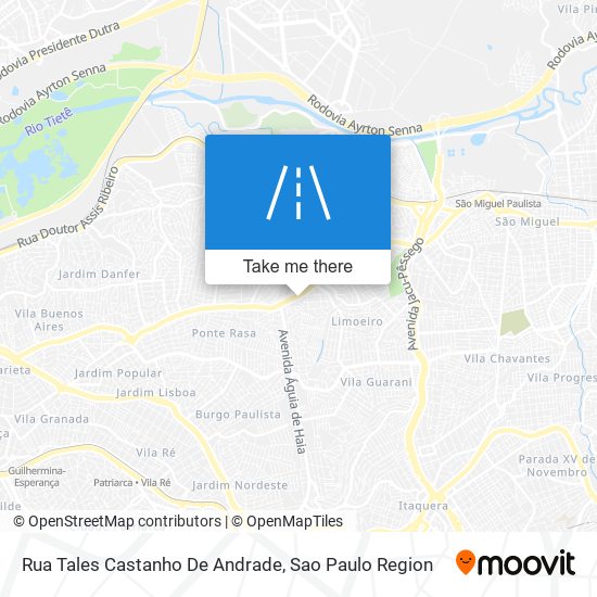 Rua Tales Castanho De Andrade map