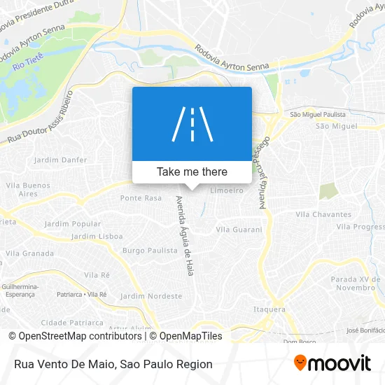 Rua Vento De Maio map