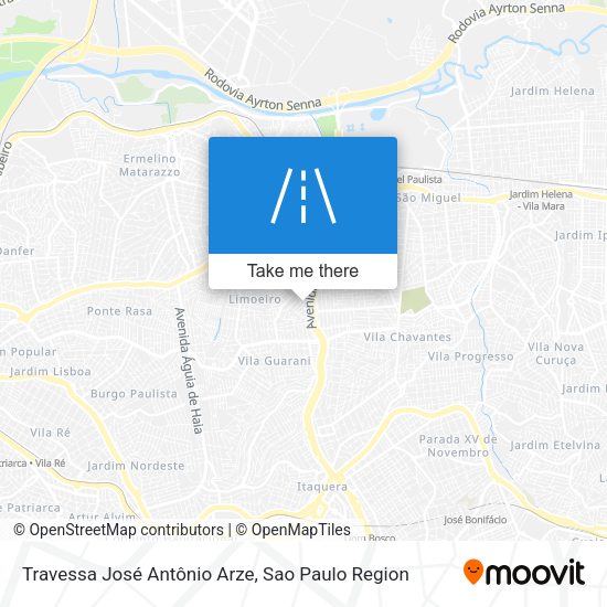 Travessa José Antônio Arze map