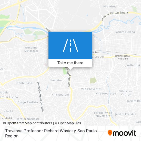 Travessa Professor Richard Wasicky map