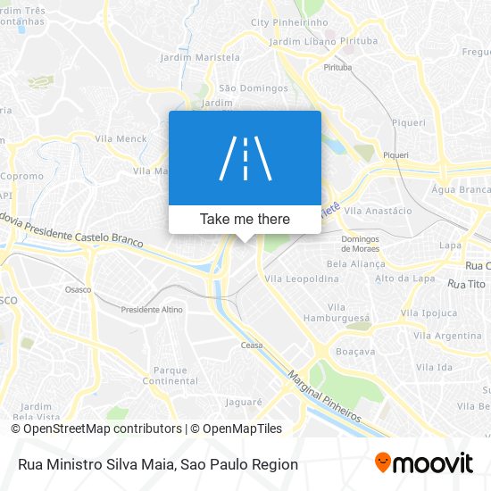 Rua Ministro Silva Maia map