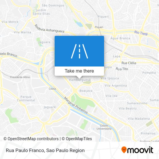 Rua Paulo Franco map