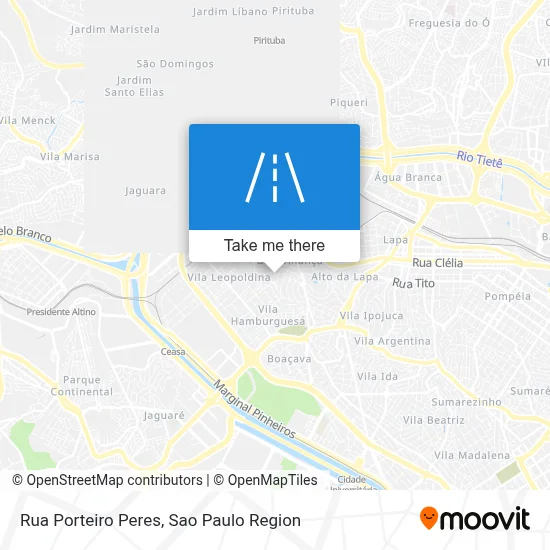 Rua Porteiro Peres map