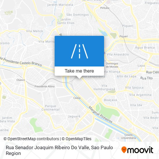 Rua Senador Joaquim Ribeiro Do Valle map