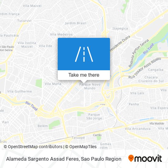 Alameda Sargento Assad Feres map