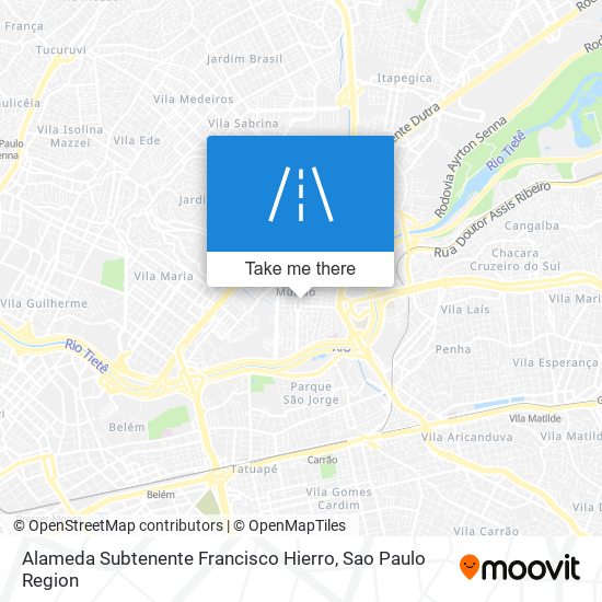 Alameda Subtenente Francisco Hierro map