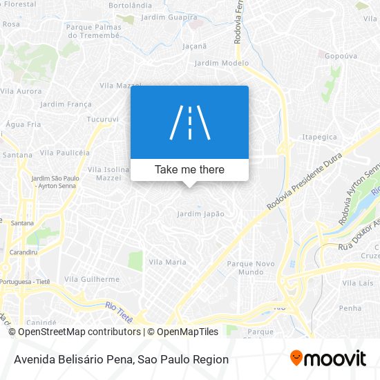 Avenida Belisário Pena map