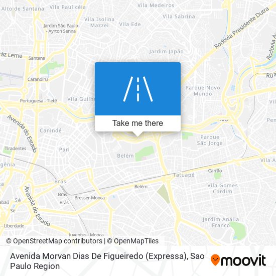 Avenida Morvan Dias De Figueiredo (Expressa) map