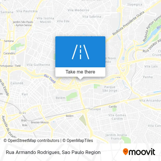 Rua Armando Rodrigues map