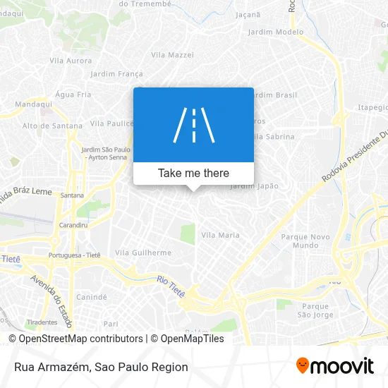 Rua Armazém map