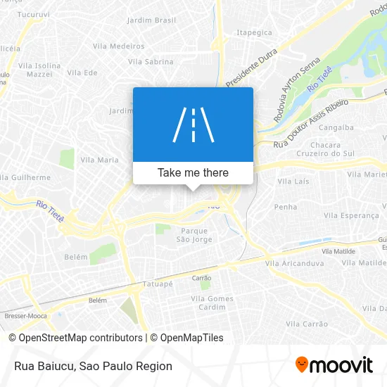 Rua Baiucu map
