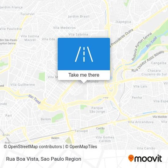 Rua Boa Vista map