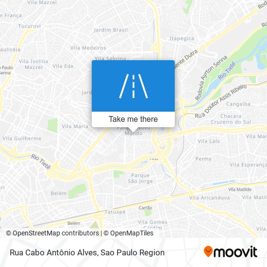 Rua Cabo Antônio Alves map