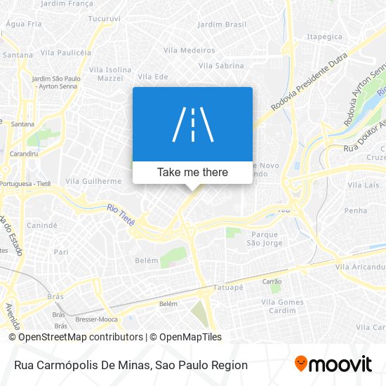 Mapa Rua Carmópolis De Minas