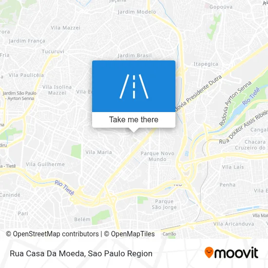 Rua Casa Da Moeda map