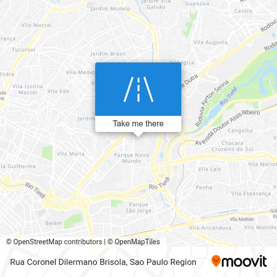 Rua Coronel Dilermano Brisola map