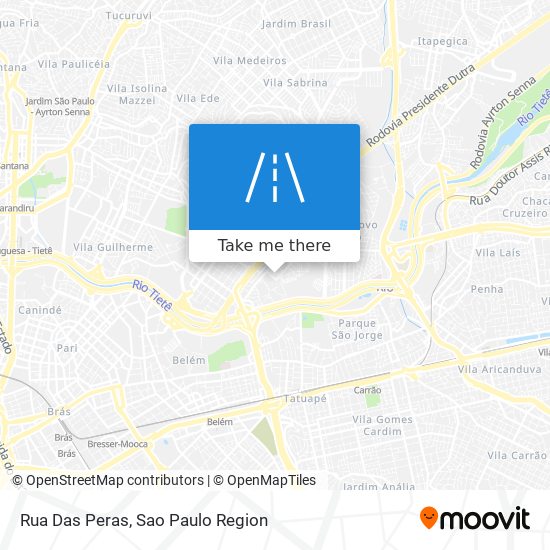 Rua Das Peras map