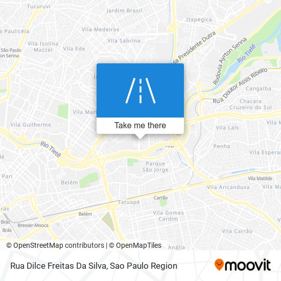 Mapa Rua Dilce Freitas Da Silva