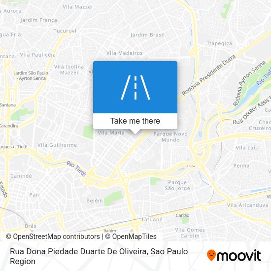 Rua Dona Piedade Duarte De Oliveira map